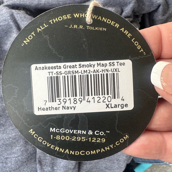 McGovern & Co Smoky Mountains Anakesta Gray Short Sleeve Tee - Picture 6 of 7